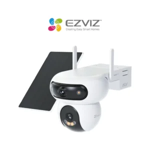 EZVIZ HB90X Dual 4G Cámara 4G WiFi de doble lente 2K+ con panel solar 8W